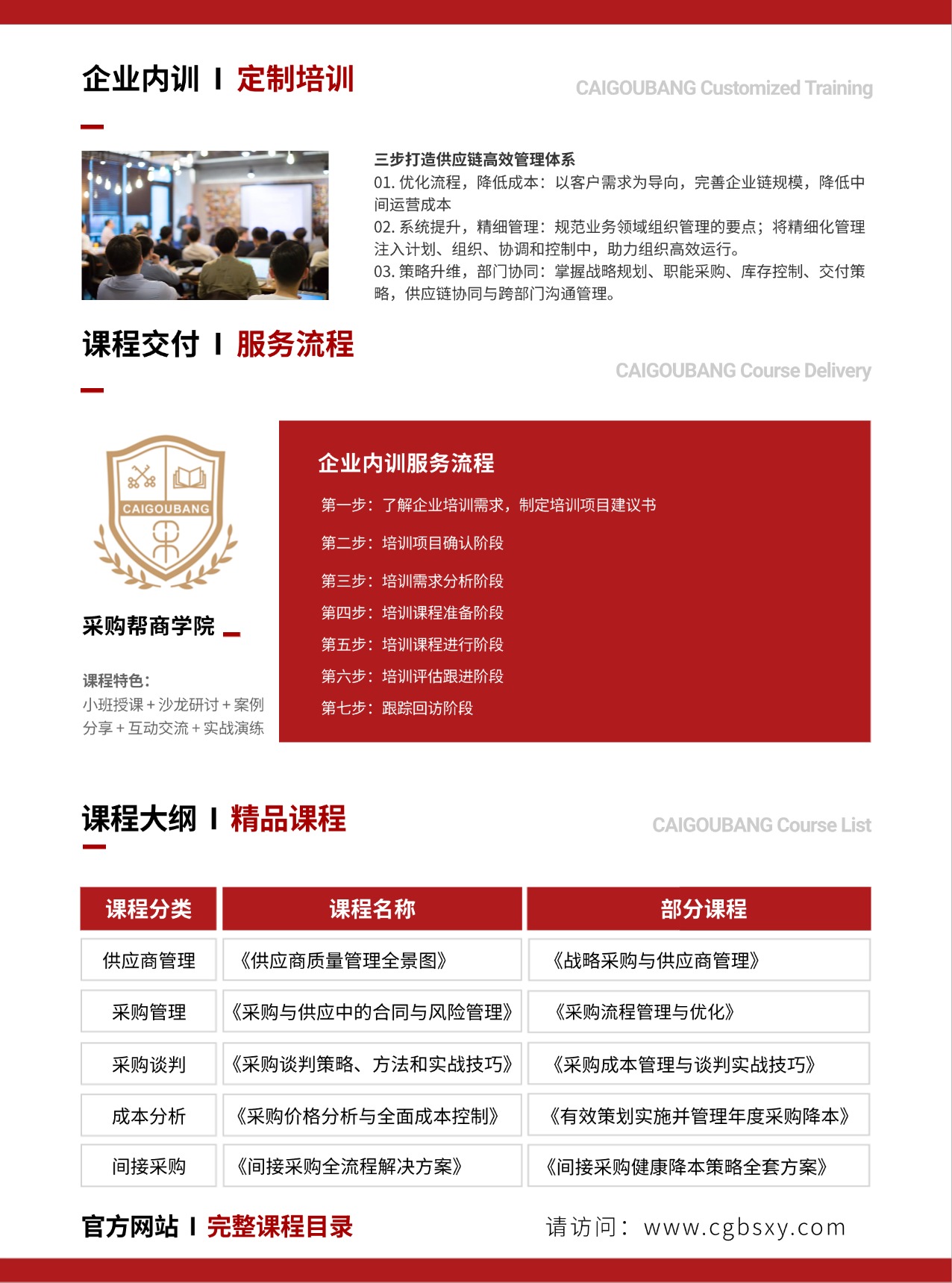 采购帮商学院-企业一站式培训服务机构